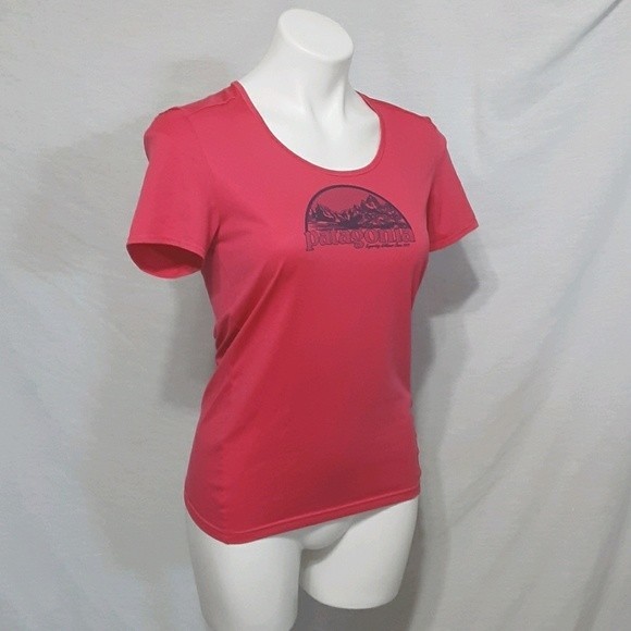 Patagonia Capilene Silkweight Short Sleeve Crew Neck Top Small Women - Picture 4 of 7